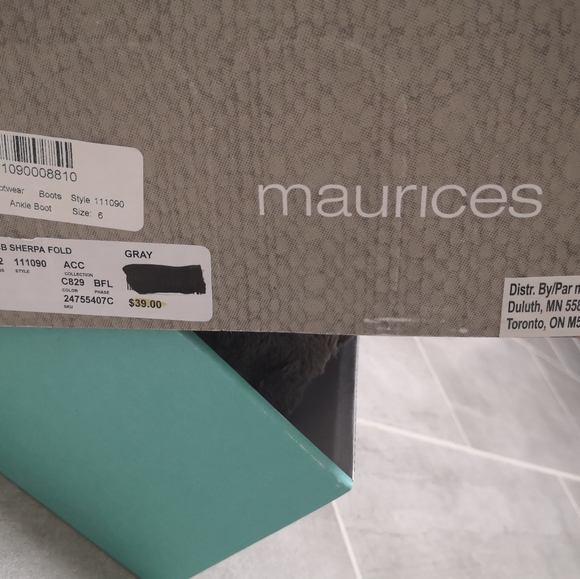Maurices Gray Boots in Box size 10 - Picture 6 of 6